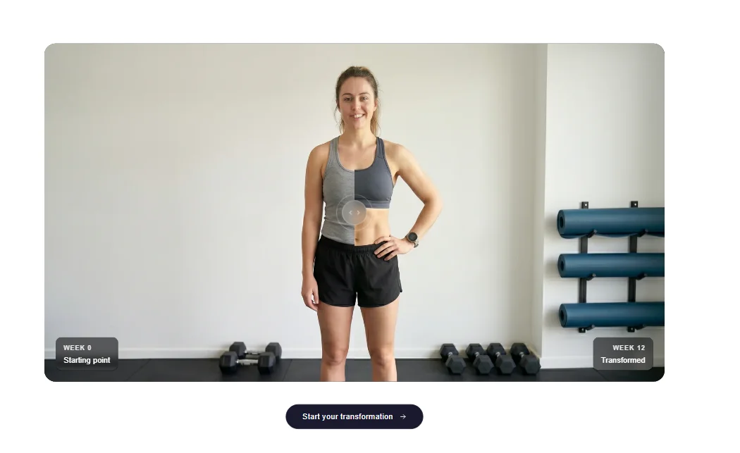 Image compare section preview